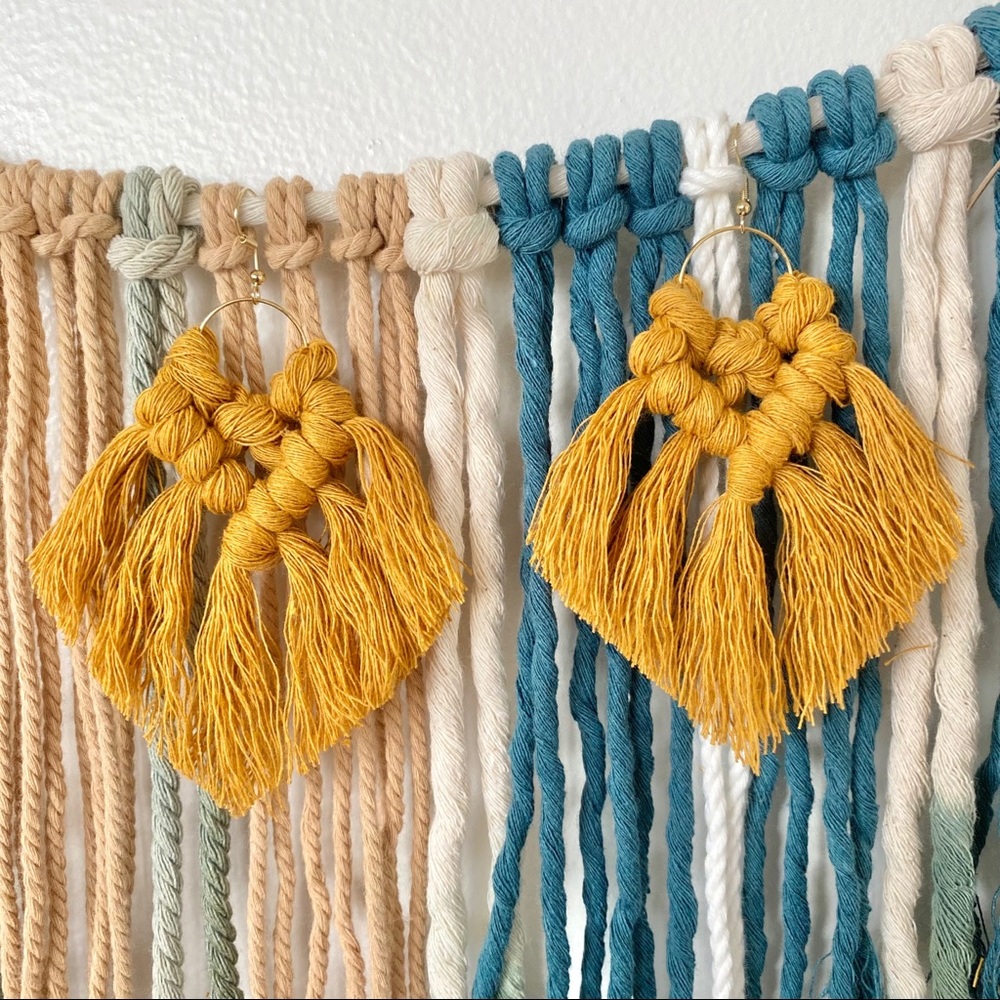 ✨🆕✨ handmade macrame earrings